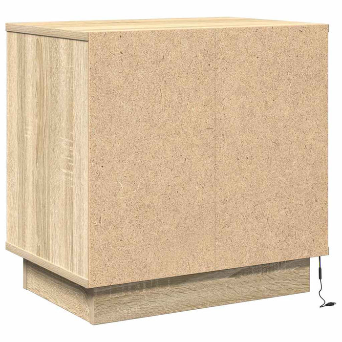 Dulap de noapte cu sertar 2 pcs Stejar Sonoma 50 x 34,5 x 50 cm - WALTI WALTI