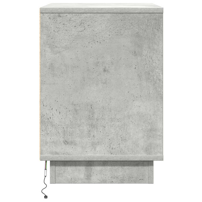 Dulap de noapte cu sertar 2 pcs Gri din beton 50 x 34,5 x 50 cm - WALTI WALTI