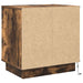 Dulap de noapte 2 pcs Stejar fumuriu 50 x 34,5 x 50 cm - WALTI WALTI
