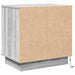 Dulap de noapte 2 pcs Gri 50 x 34,5 x 50 cm Lemn compozit - WALTI WALTI