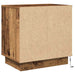 Dulap de noapte cu sertar 2 pcs Lemn vechi 50 x 34,5 x 50 cm - WALTI WALTI