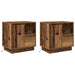 Dulap de noapte cu sertar 2 pcs Lemn vechi 50 x 34,5 x 50 cm - WALTI WALTI