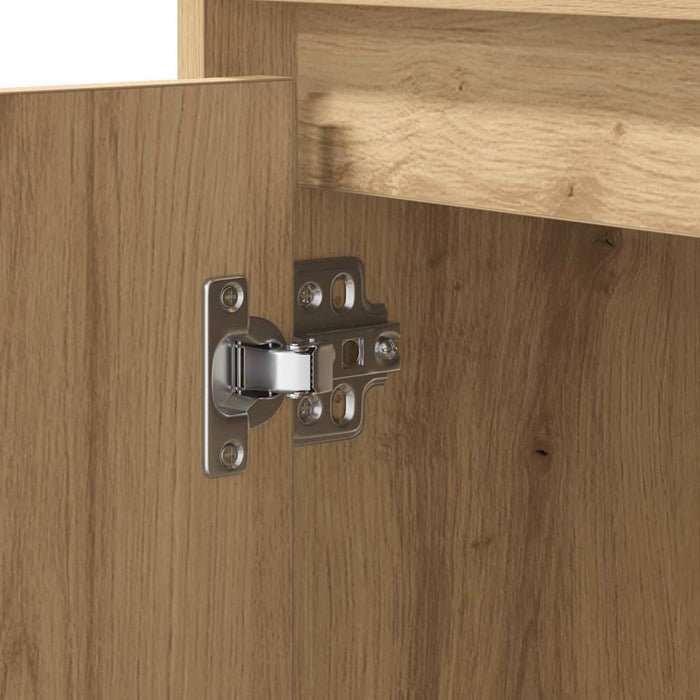 Dulap de noapte 2 pcs Stejar Artizanal 50 x 34,5 x 50 cm - WALTI WALTI