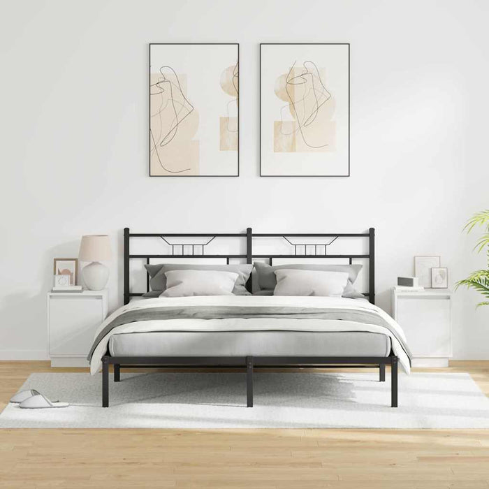 Dulap de noapte 2 pcs Alb 39 x 34,5 x 50 cm Lemn compozit - WALTI WALTI