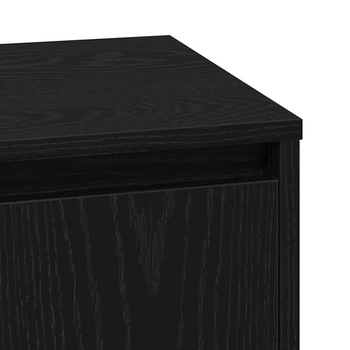 Dulap de noapte 2 pcs Stejar Negru 39 x 34,5 x 50 cm - WALTI WALTI