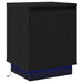 Dulap de noapte 2 pcs Stejar Negru 39 x 34,5 x 50 cm - WALTI WALTI