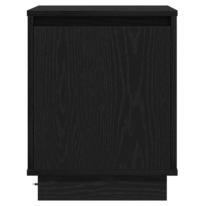 Dulap de noapte 2 pcs Stejar Negru 39 x 34,5 x 50 cm - WALTI WALTI