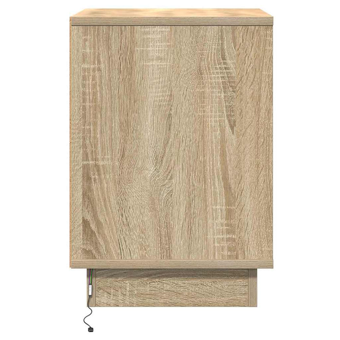 Dulap de noapte Stejar Sonoma 39 x 34,5 x 50 cm Lemn compozit - WALTI WALTI