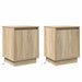 Dulap de noapte 2 pcs Stejar Sonoma 39 x 34,5 x 50 cm - WALTI WALTI