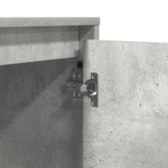 Dulap de noapte Gri din beton 39 x 34,5 x 50 cm Lemn compozit - WALTI WALTI