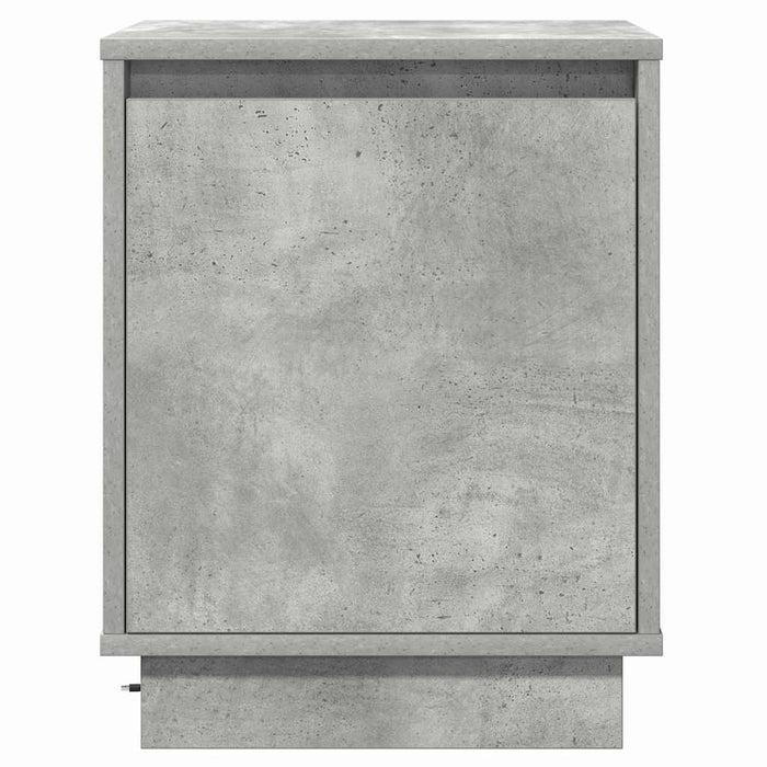 Dulap de noapte Gri din beton 39 x 34,5 x 50 cm Lemn compozit - WALTI WALTI