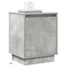 Dulap de noapte Gri din beton 39 x 34,5 x 50 cm Lemn compozit - WALTI WALTI