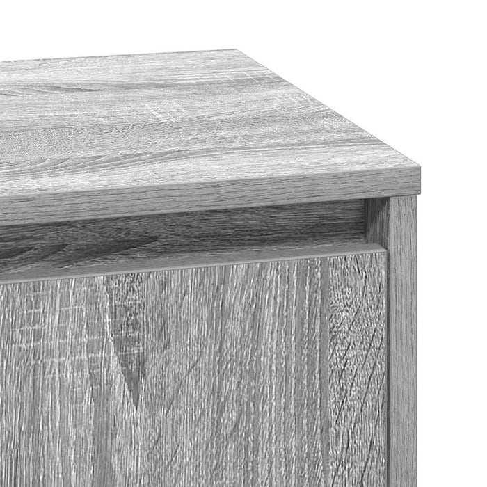 Dulap de noapte Gri 39 x 34,5 x 50 cm Lemn compozit - WALTI WALTI