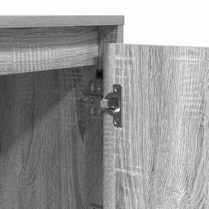 Dulap de noapte Gri 39 x 34,5 x 50 cm Lemn compozit - WALTI WALTI