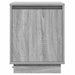 Dulap de noapte Gri 39 x 34,5 x 50 cm Lemn compozit - WALTI WALTI
