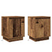 Dulap de noapte 2 pcs Lemn vechi 39 x 34,5 x 50 cm - WALTI WALTI