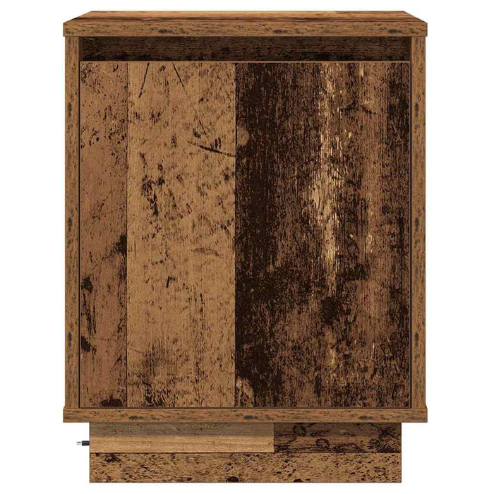 Dulap de noapte 2 pcs Lemn vechi 39 x 34,5 x 50 cm - WALTI WALTI