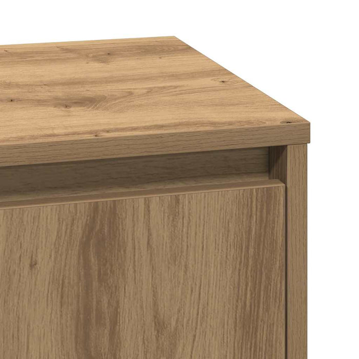 Dulap de noapte 2 pcs Stejar Artizanal 39 x 34,5 x 50 cm - WALTI WALTI