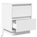 Dulap de noapte cu sertar Alb 39 x 34,5 x 50 cm Lemn compozit - WALTI WALTI