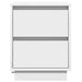 Dulap de noapte cu sertar Alb 39 x 34,5 x 50 cm Lemn compozit - WALTI WALTI