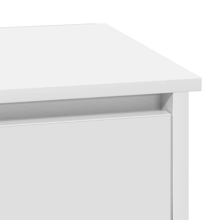 Dulap de noapte 2 pcs Alb 39 x 34,5 x 50 cm Lemn compozit - WALTI WALTI