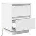 Dulap de noapte 2 pcs Alb 39 x 34,5 x 50 cm Lemn compozit - WALTI WALTI