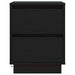 Dulap de noapte cu sertar 2 pcs Stejar Negru 39 x 34,5 x 50 cm - WALTI WALTI