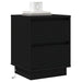 Dulap de noapte cu sertar 2 pcs Stejar Negru 39 x 34,5 x 50 cm - WALTI WALTI
