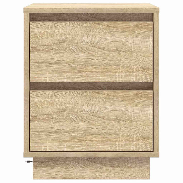 Dulap de noapte cu sertar 2 pcs Stejar Sonoma 39 x 34,5 x 50 cm - WALTI WALTI