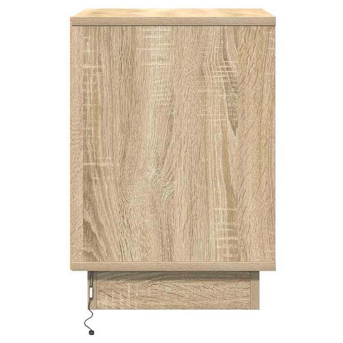 Dulap de noapte cu sertar 2 pcs Stejar Sonoma 39 x 34,5 x 50 cm - WALTI WALTI