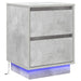 Dulap de noapte Gri din beton 39 x 34,5 x 50 cm Lemn compozit - WALTI WALTI