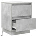 Dulap de noapte Gri din beton 39 x 34,5 x 50 cm Lemn compozit - WALTI WALTI