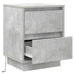 Dulap de noapte Gri din beton 39 x 34,5 x 50 cm Lemn compozit - WALTI WALTI