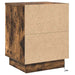 Dulap de noapte Stejar fumuriu 39 x 34,5 x 50 cm Lemn compozit - WALTI WALTI