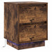 Dulap de noapte 2 pcs Stejar fumuriu 39 x 34,5 x 50 cm - WALTI WALTI
