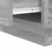 Dulap de noapte cu sertar Gri 39 x 34,5 x 50 cm Lemn compozit - WALTI WALTI