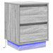 Dulap de noapte cu sertar Gri 39 x 34,5 x 50 cm Lemn compozit - WALTI WALTI