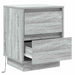 Dulap de noapte cu sertar Gri 39 x 34,5 x 50 cm Lemn compozit - WALTI WALTI