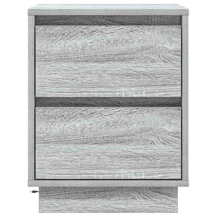 Dulap de noapte cu sertar Gri 39 x 34,5 x 50 cm Lemn compozit - WALTI WALTI