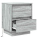 Dulap de noapte 2 pcs Gri 39 x 34,5 x 50 cm Lemn compozit - WALTI WALTI