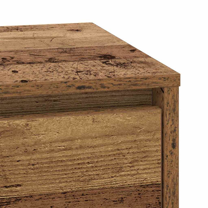 Dulap de noapte Lemn vechi 39 x 34,5 x 50 cm Lemn compozit - WALTI WALTI