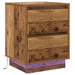 Dulap de noapte Lemn vechi 39 x 34,5 x 50 cm Lemn compozit - WALTI WALTI