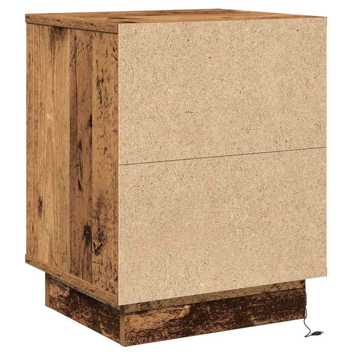 Dulap de noapte Lemn vechi 39 x 34,5 x 50 cm Lemn compozit - WALTI WALTI
