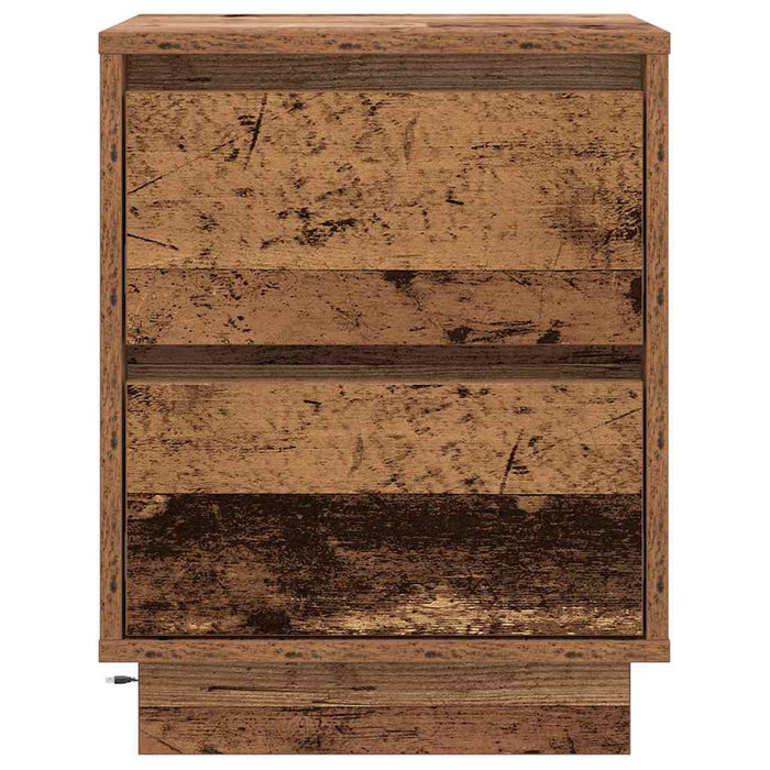 Dulap de noapte Lemn vechi 39 x 34,5 x 50 cm Lemn compozit - WALTI WALTI