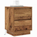 Dulap de noapte Lemn vechi 39 x 34,5 x 50 cm Lemn compozit - WALTI WALTI