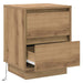 Dulap de noapte 2 pcs Stejar Artizanal 39 x 34,5 x 50 cm - WALTI WALTI