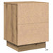 Dulap de noapte 2 pcs Stejar Artizanal 39 x 34,5 x 50 cm - WALTI WALTI