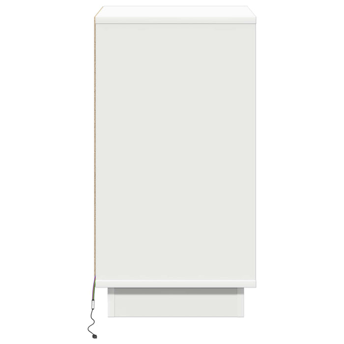 Dulap de noapte cu sertar Alb 39 x 34,5 x 65 cm Lemn compozit WALTI