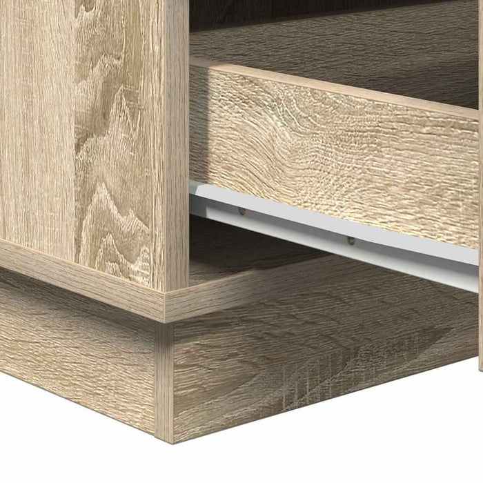 Dulap de noapte Stejar Sonoma 39 x 34,5 x 65 cm Lemn compozit - WALTI WALTI
