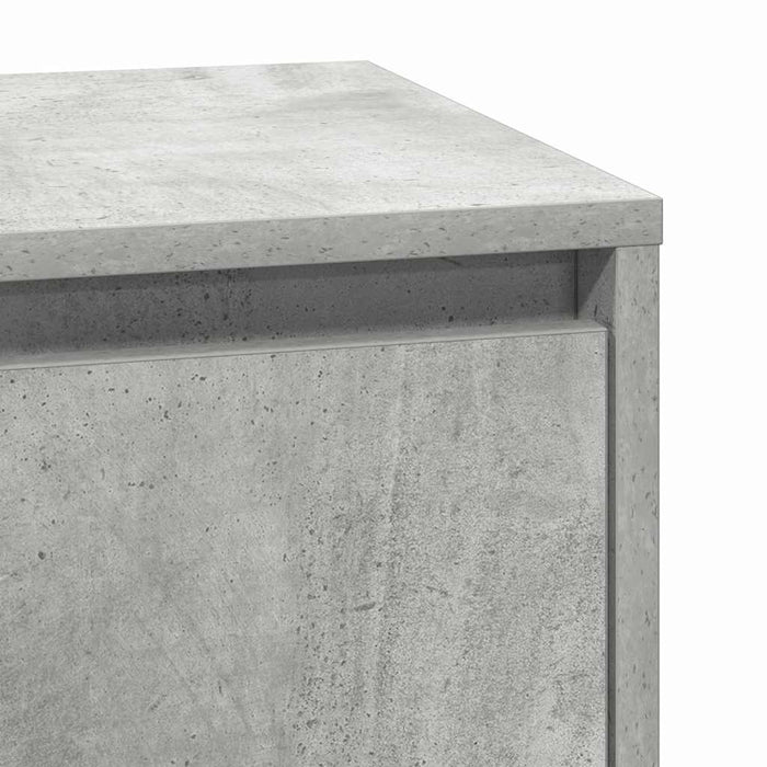 Dulap de noapte Gri din beton 39 x 34,5 x 65 cm Lemn compozit - WALTI WALTI